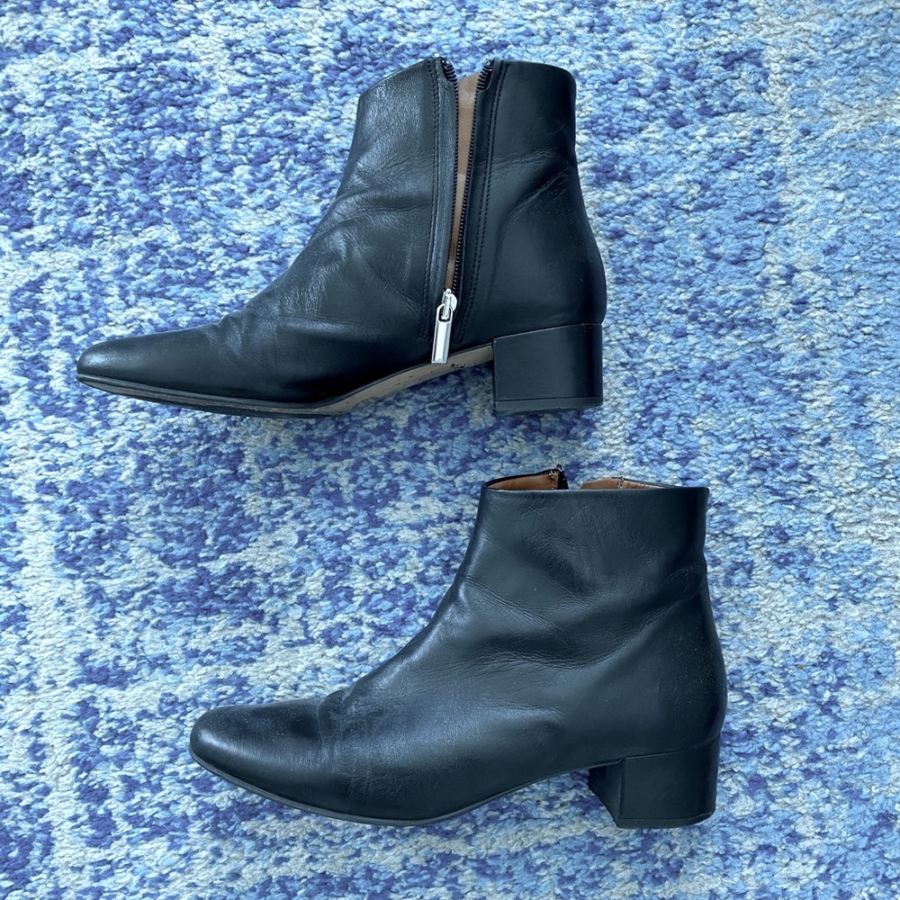 Bloomingdale’s Leather Booties